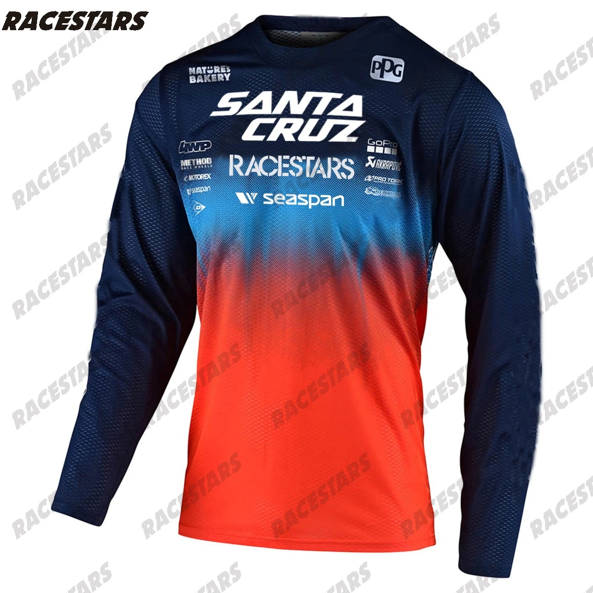 Горный велосипед SANTA CRUZ горный MX Джерси для езды по бездорожью с длинным рукавом