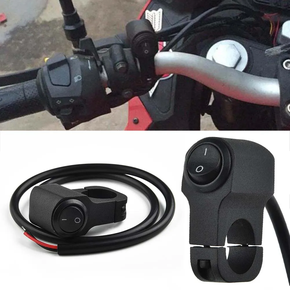

Universal Light Switch Dia 22mm 10A Motorcycle Handlebar Headlight On Off