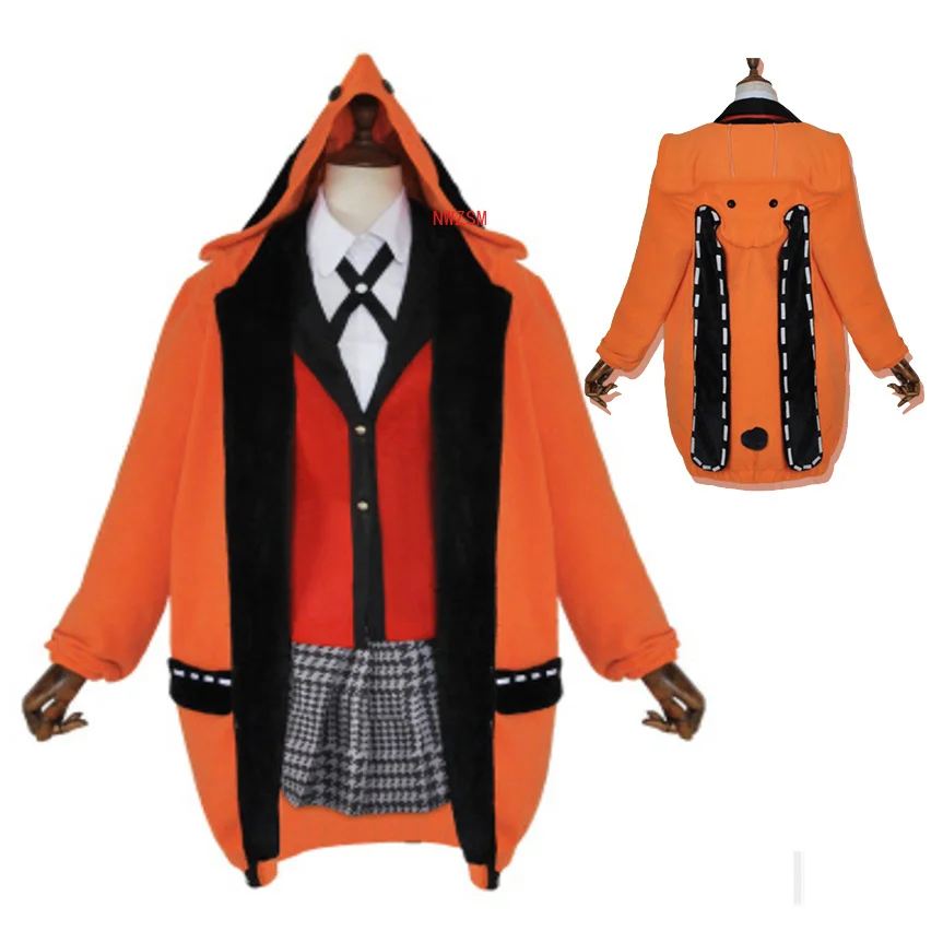 

Anime Kakegurui Cosplay Figure Yomotsuki Runa Cosplay Costume JK School Girls Uniform Hoodie Halloween Dress For Women