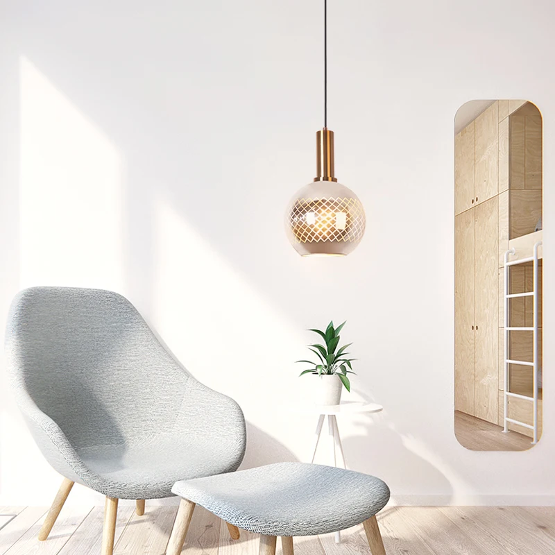 Современные светодиодные металлические подвесные светильники из кованого