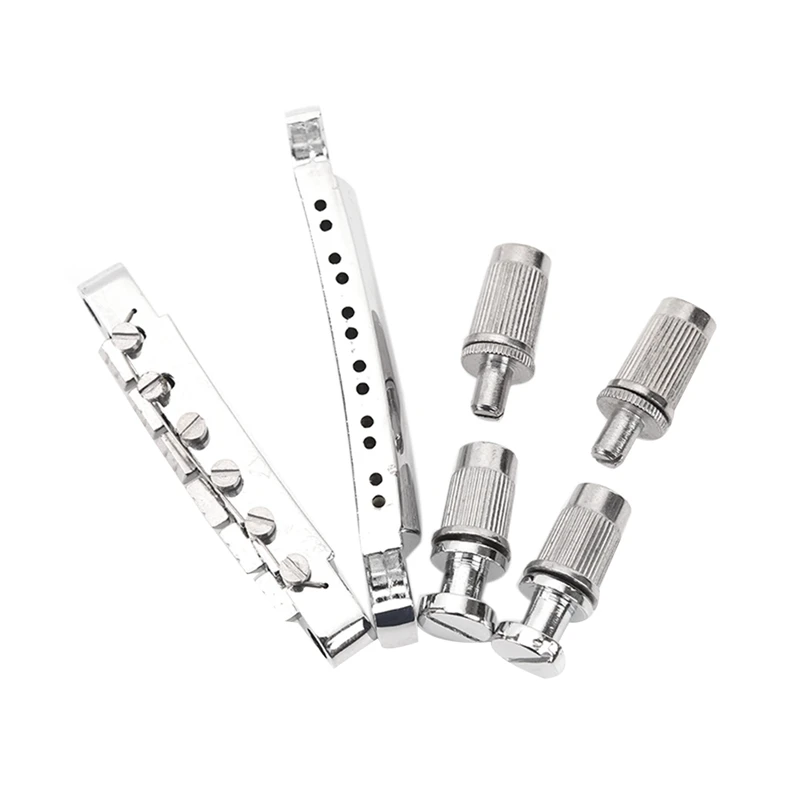 

12 струн Tailpiece & Bridge набор для электрогитары серебристого цвета