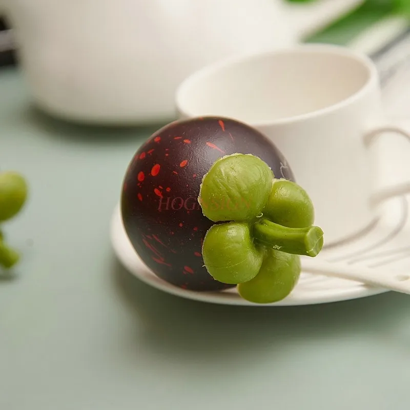 

Реквизит, модель 2020, имитация мангостина, украшение для фруктов и овощей, модель еды, детские игрушки, модель, украшение для дома