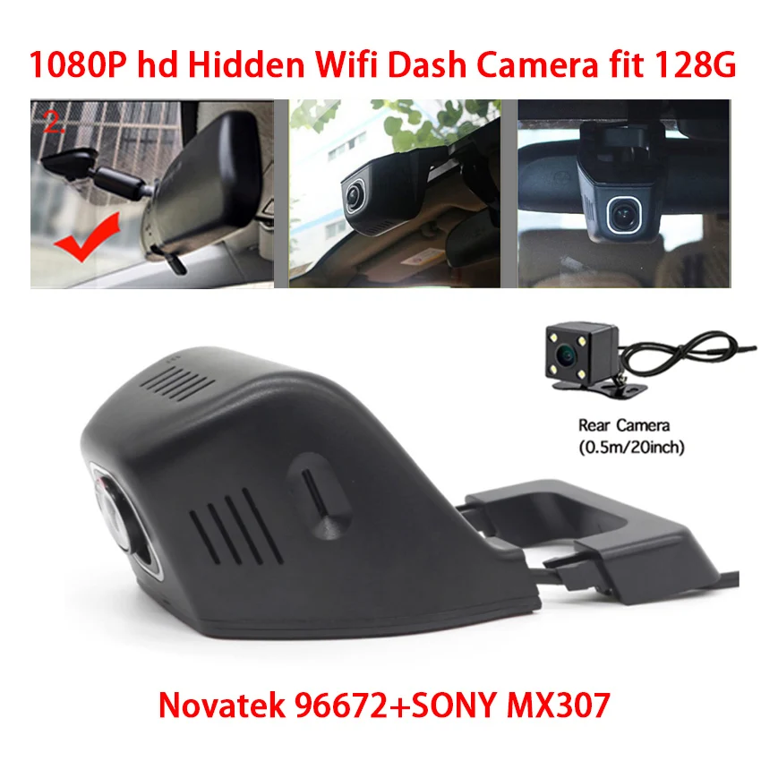 Скрытый Автомобильный видеорегистратор 1080P Wifi для Lexus RX rx350 rx300 rx330 rx450h rx400h 2015 2016 2017