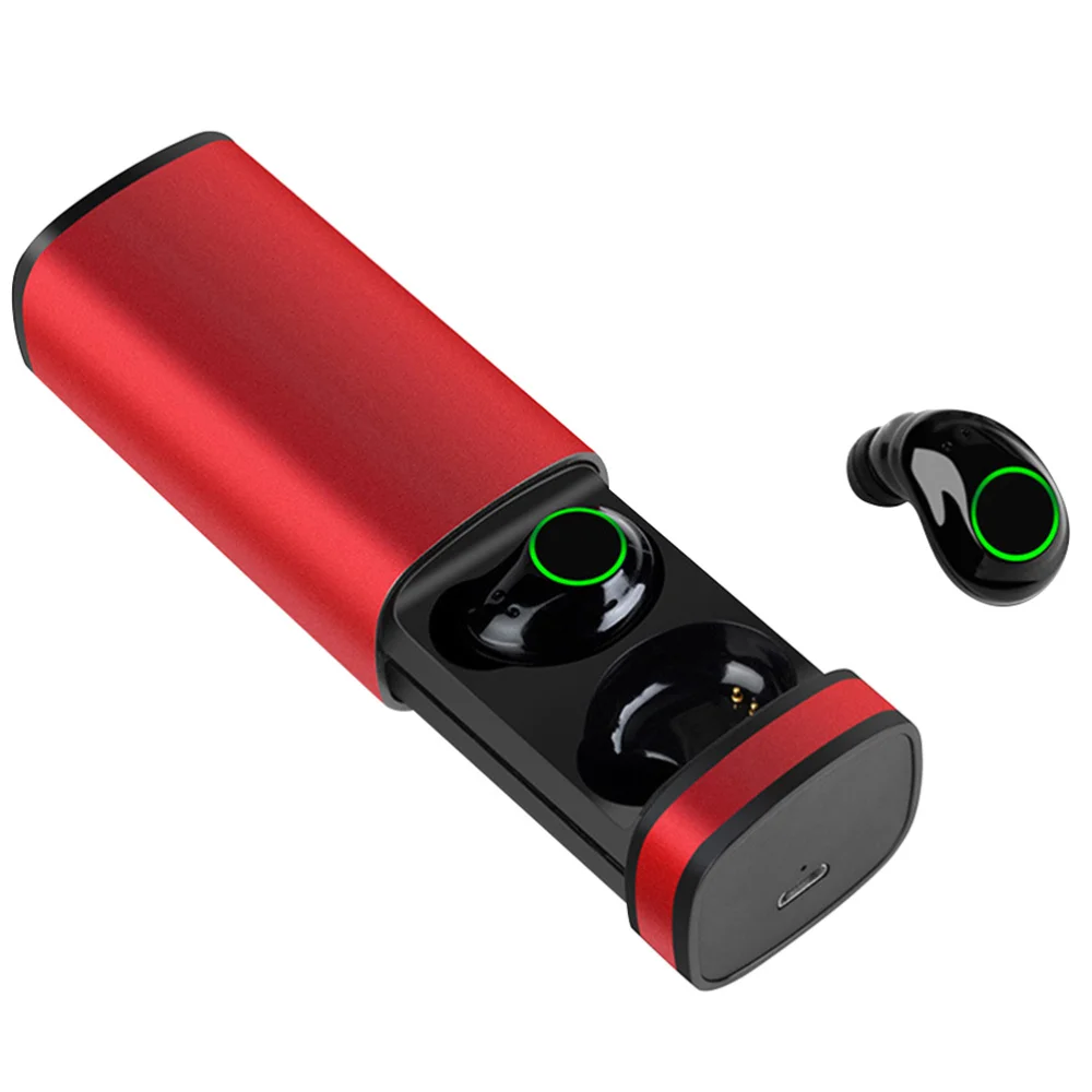

1 Set of Wireless Earbuds Portable Earphones Smart Earphones with Charging Case