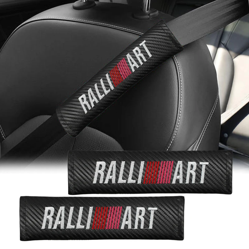

Car Seat Shoulder Strap Pad Cover Car Belt Protector Seatbelt Cover For Mitsubishi Ralliart Lancer 9 10 Asx Outlander 3 Pajero
