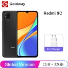 Глобальная версия Xiaomi Redmi 9C 9 C пикселей, 3 Гб оперативной памяти, 64 ГБ ROM, мобильный телефон Helio G35 Octa Core 13MP тройные камеры 5000 мАч, 6,53 