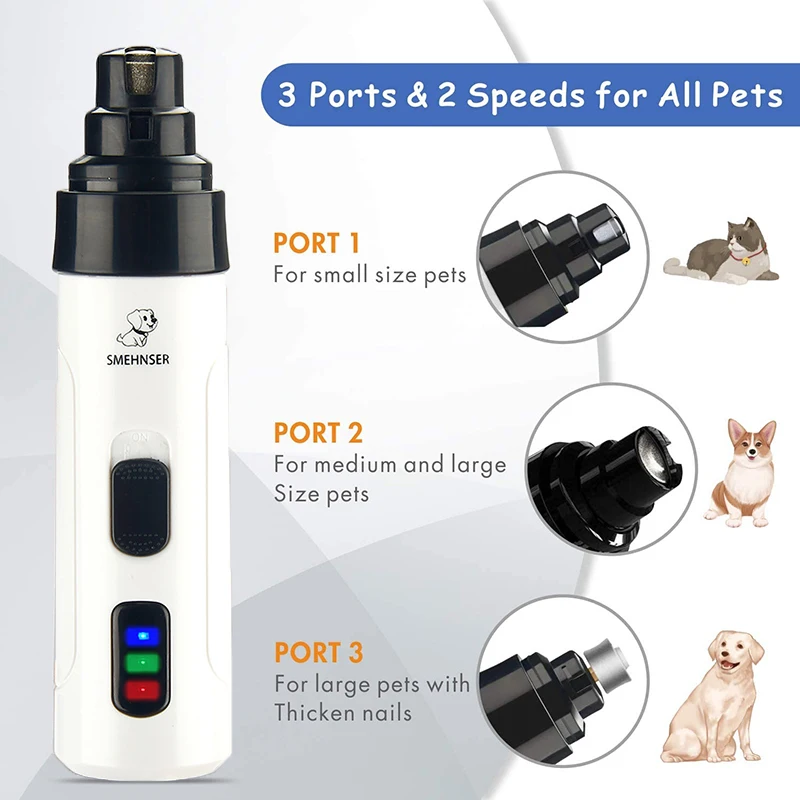 Машинка для стрижки собак и домашних животных кошек гвоздей машинка USB триммер