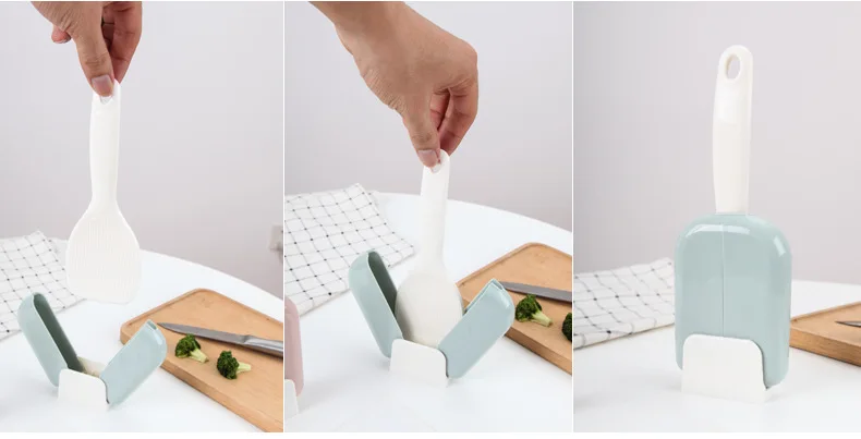 Стеллаж для хранения с ложкой риса автоматическое открывание и закрывание