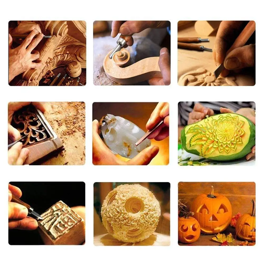 12 шт. искусственный нож для обычной резки дерева инструменты рукоделия и