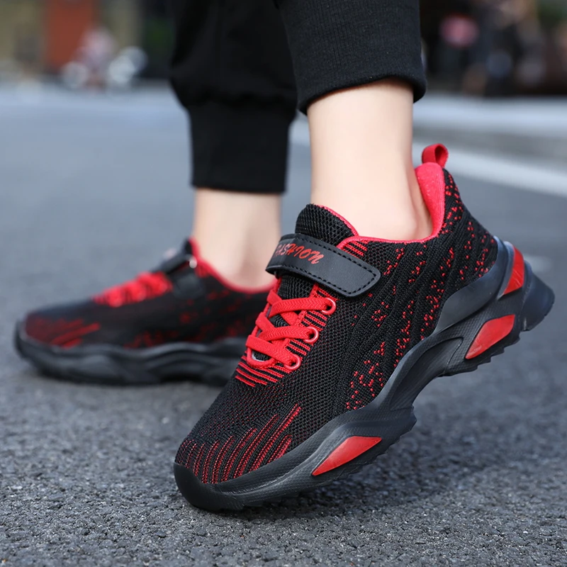 

Breathable Kids Sneakers Children Casual Shoes Summer Lightweight Girls Sports Running Shoes New Fashion Hook&Loop Boys Sneakers