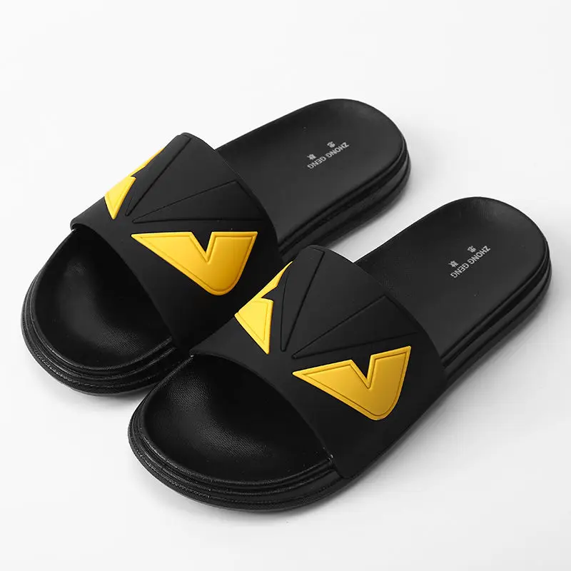 

Sandals Men 2021 Summer Trend Large Size 46 Slippers Non-Slip Flat Platform Flip Flops Men Home Slides outdoor Beach Sandals Men