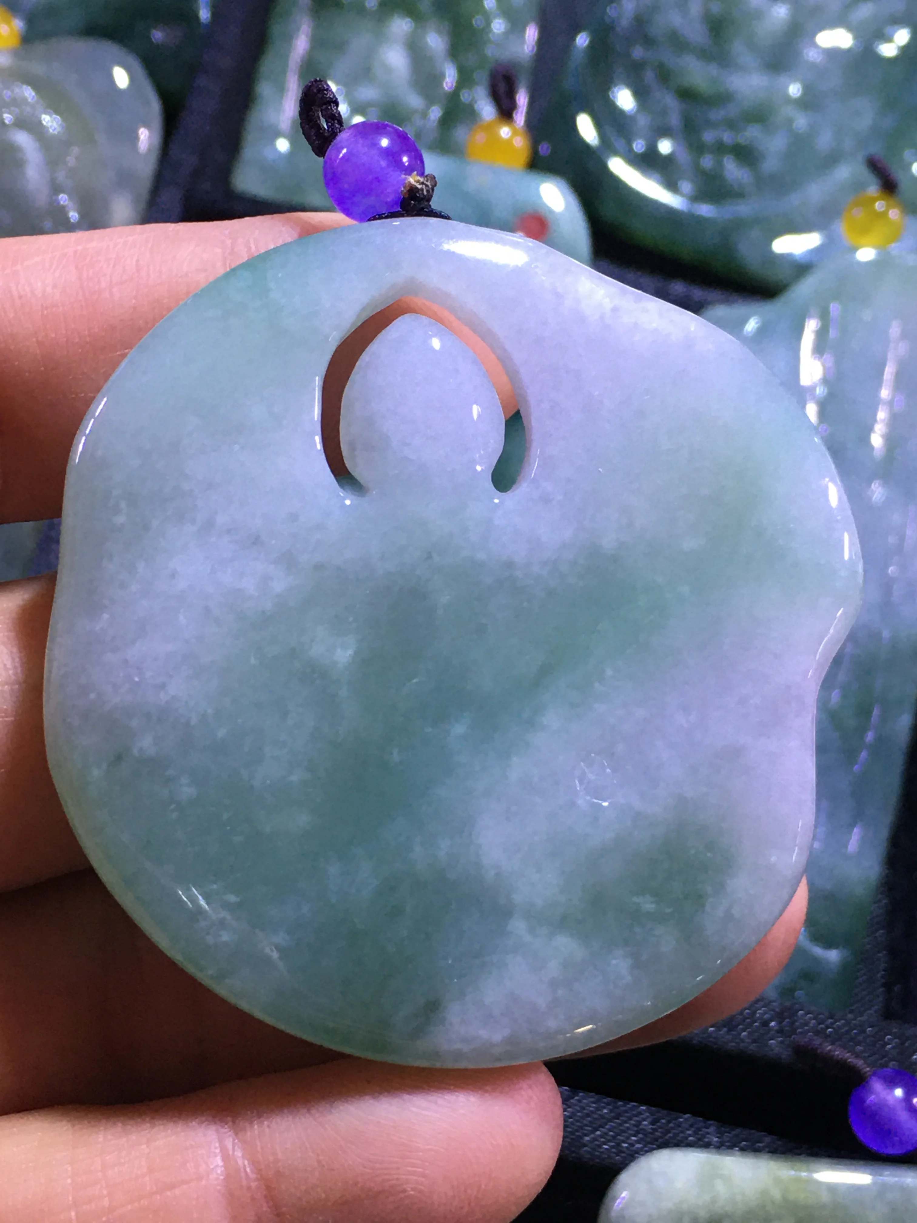 

Natural 7A Myanmar jade A Hand-Carved top brand Buddha guan yin green jade pendant necklace pendants jewelry jade necklaces