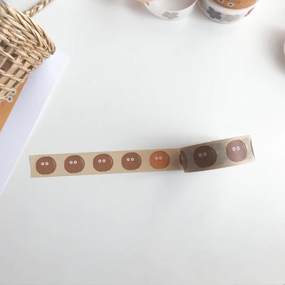 Корейский облачный смайлик маскирующая васи лента DIY декоративная клейкая лента для дневник в стиле Скрапбукинг Украшение кавайные канцелярские принадлежности - Цвет: E