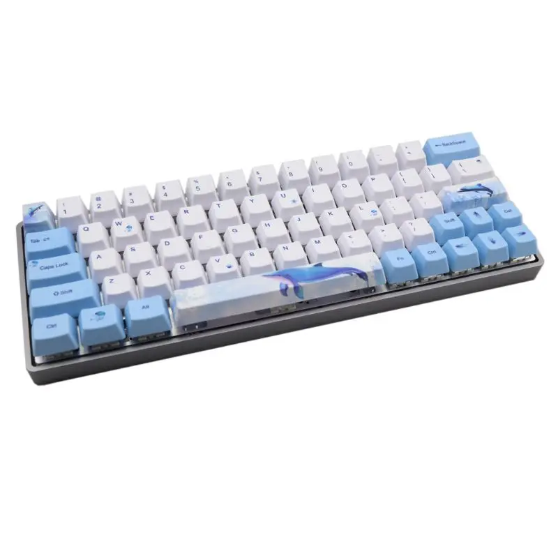 

Колпачки для клавиш с механической клавиатурой, 61 + 11 OEM PBT
