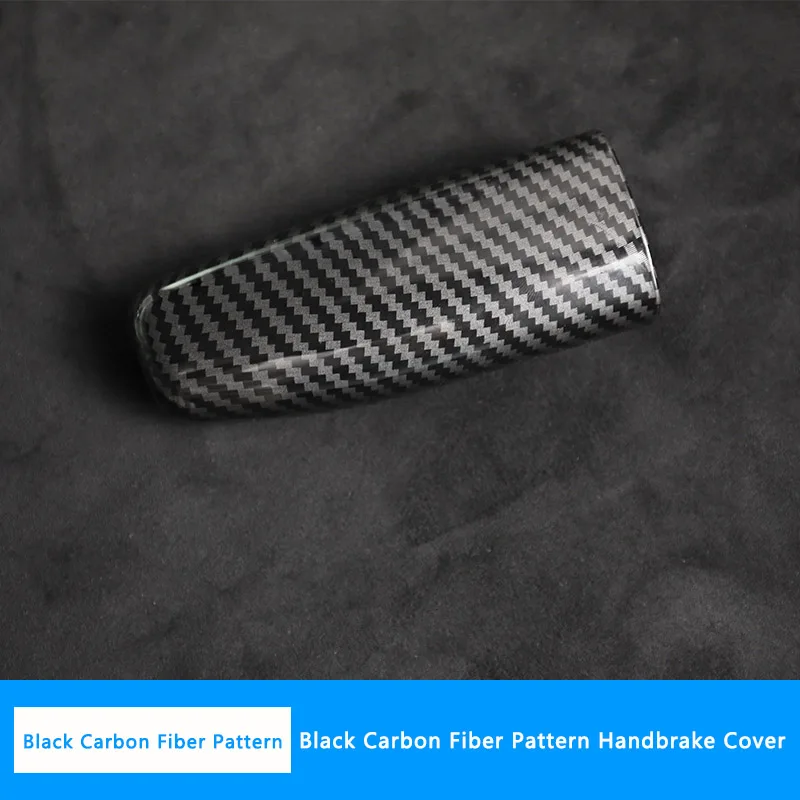 

QHCP ручка ручного тормоза, крышка рамы, накладки из АБС-пластика, углеродное волокно для Ford Mustang 2015 2016 2017 2018 2019 2020, автомобильные аксессуары
