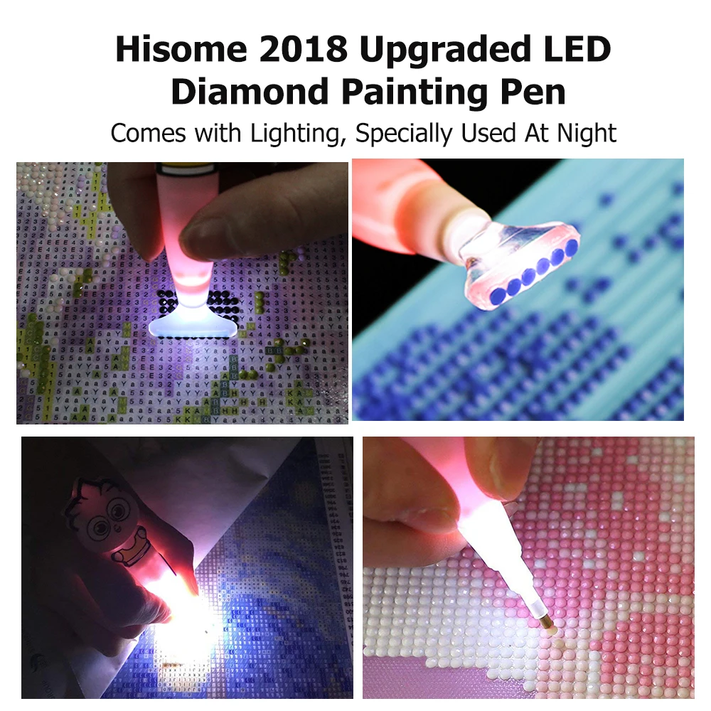 Алмазная 5d вышивка со светодиодной подсветкой|Алмазная мозаика и вышивка| |