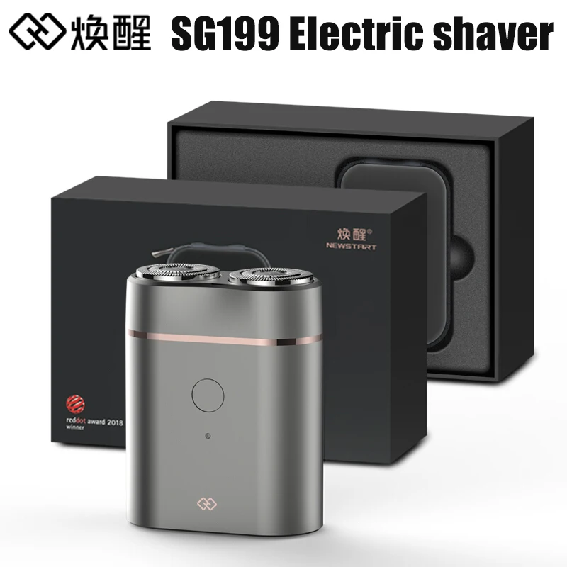 

Перезаряжаемая бритва Huanxing SG199 S3 электробритва Type-c, моющаяся Бритва для влажного и сухого бритья, триммер для бороды