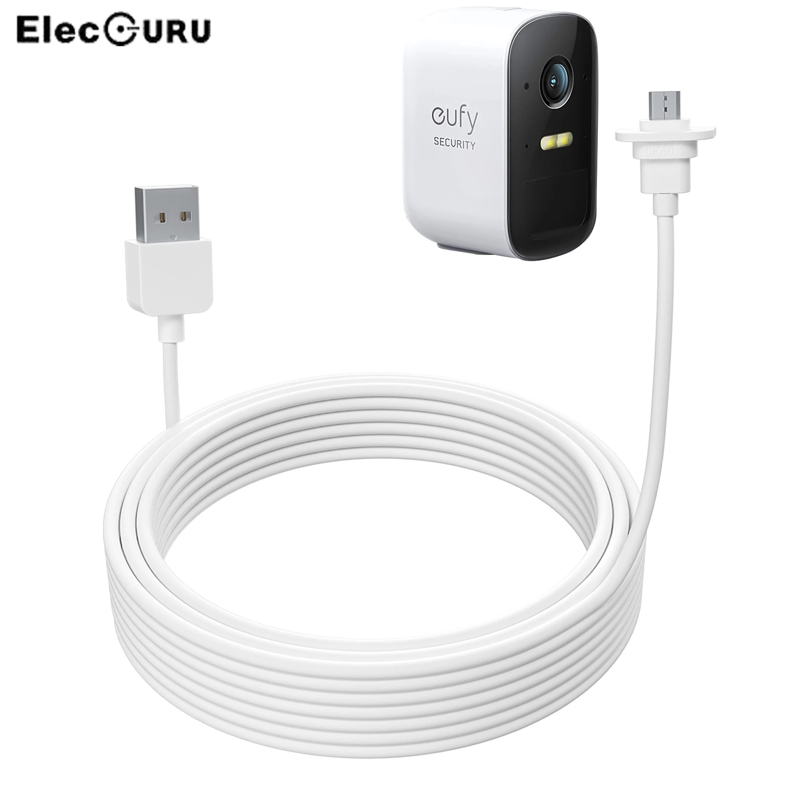 Eufy 2C/2C Pro Camera Cable 30ft/9m Waterproof Charging Cable Power Cord for Eufy 2C/2C Pro,Eufy Camera Accessories