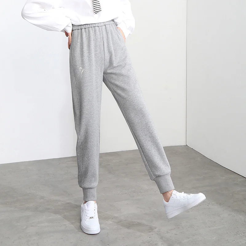 

Sports Pants Women's Pants Loose Tappered 2021 New Korean Style Spring and Autumn High Waist Slimming All-Matching Casual