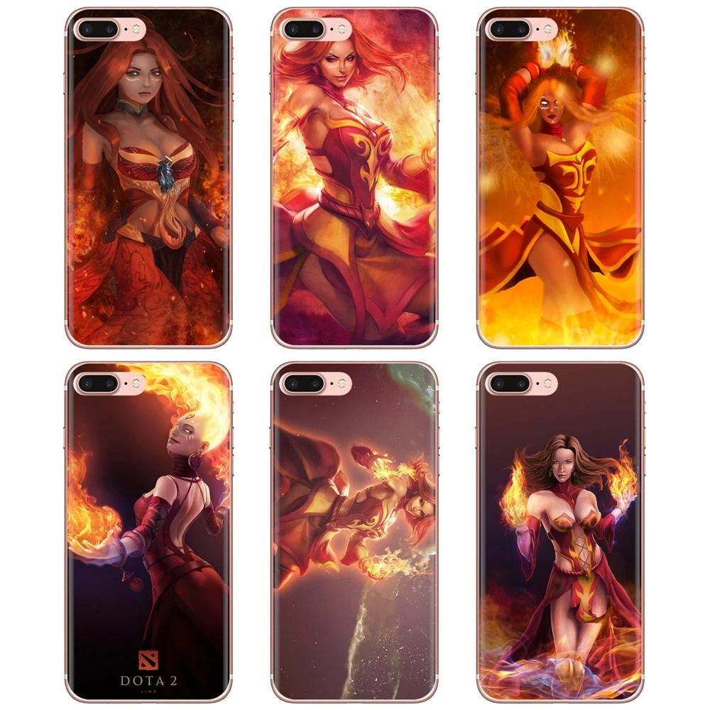 Dota S 2 Lina Inverse силиконовый чехол для телефона Samsung Galaxy A12 A31 A41 A51 A71 A20e A21s M30 A10 A30 A40 A50 | Бамперы -1005002915803781