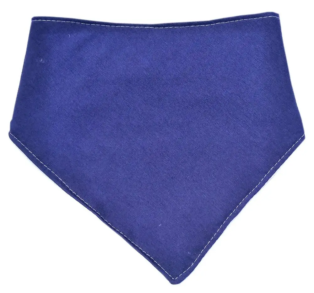 navy Детская бандана BibDrool Bib, синий темно-синий в полоску Хикори, фиолетовый деним, шарф нагрудник, детский нагрудник, мальчик, девочка, супер мягкий хлопок - Цвет: navy