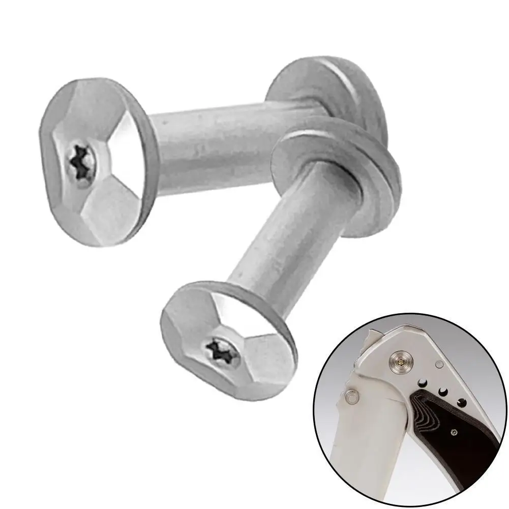 

Самодельные инструменты, винты, хвостовик, пара заклепок с фиксацией, ножи из нержавеющей стали, винты с хвостовиком и сливовой головкой