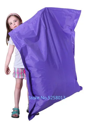 purple 4 футов Jaxx Pillowsak Jr. На открытом воздухе младшей мешок фасоли, дети погремушка диванную подушку-водонепроницаемый, пыленепроницаемый, Цвет водоотталкивающей пропиткой - Цвет: purple
