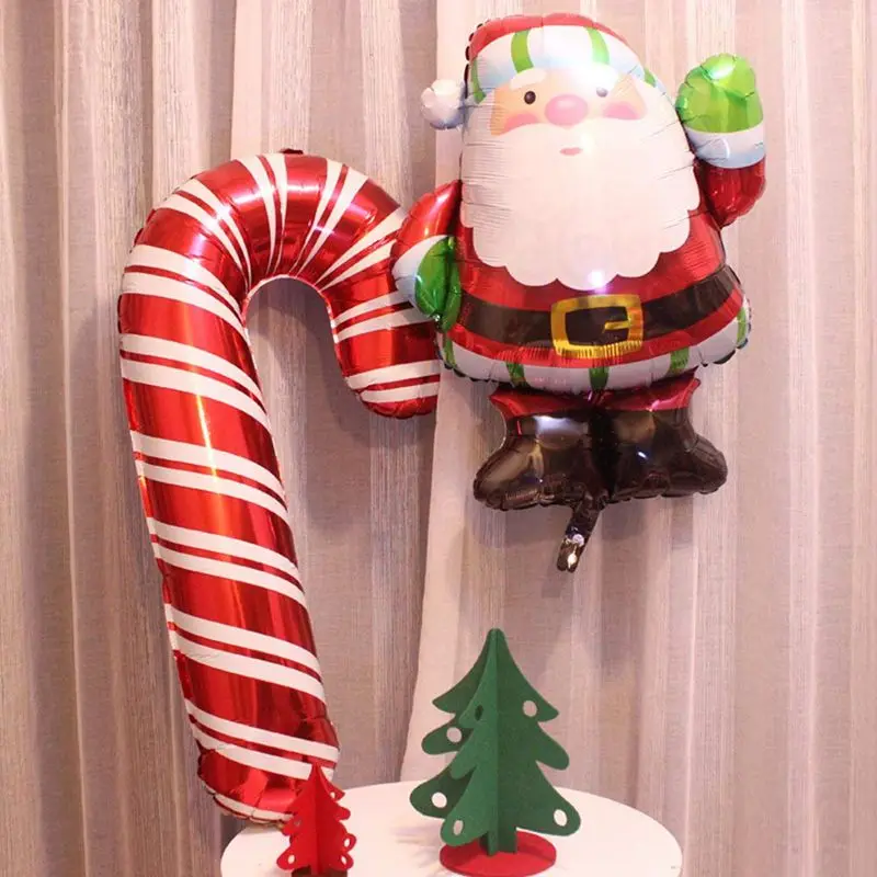 BESTRed полосатый карамельный тростниковый шар Рождественское украшение|Воздушные