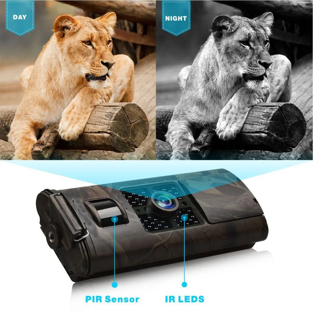 

Outdoor Hunting Camera IR Infrared Night Vision Waterproof 3G Wireless Trail Camera With 64GB Storage Wildlife Scouting Cameras