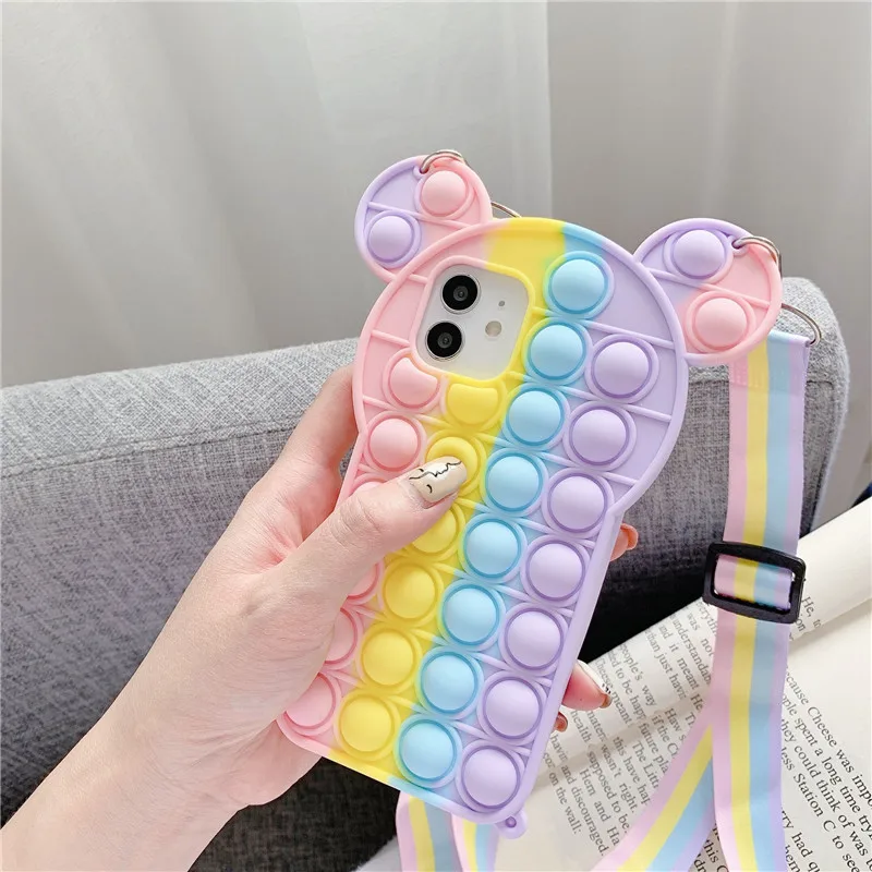 

Силиконовый мягкий чехол Disney Rainbow с Микки для Apple xR/se2, силиконовый чехол для iPhone12 декомпрессионный 11promax