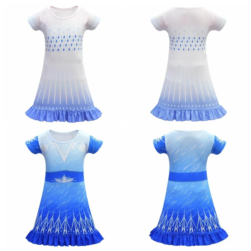

New Listing 2020 Children pajamas Summer Dresses Girls Baby Pajamas Cotton Princess girl Nightgown Home Cltohing Girl Sleepwear