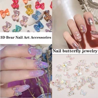 nail art jewelry ornaments stereo 3d mini butterfly 3d bear nail jewelry nail decoration sequins star nail art 3d charms