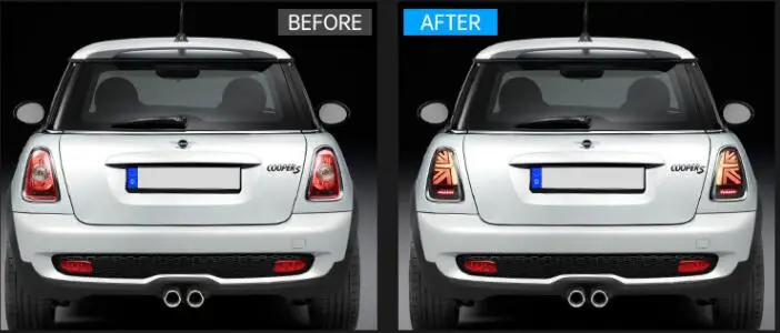 2 шт Автомобильный светодиодный фонарь светильник для BMW Mini Cooper R55 R56 R57 R58 R59 2011-2013