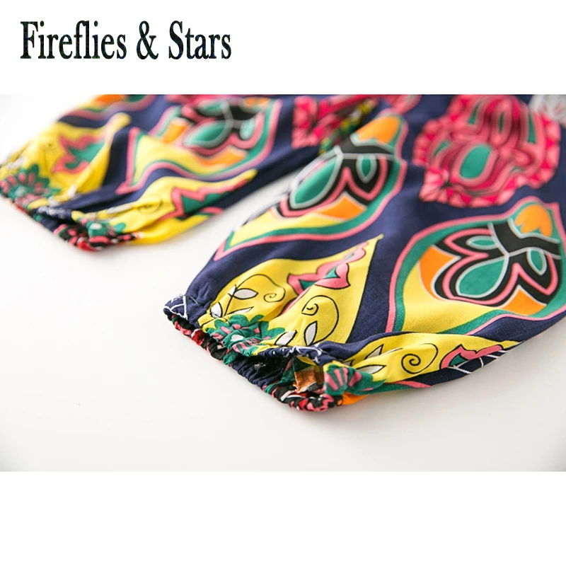 Летний дышащий хлопковый комбинезон на лямках для малышей Комбинезон девочек