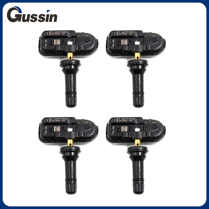 

4PCS TPMS For Chrysler JEEP CHEROKEE RAM 1500 2500 3500 Ram Tire Pressure Sensor 68157568AA Automobile Parts