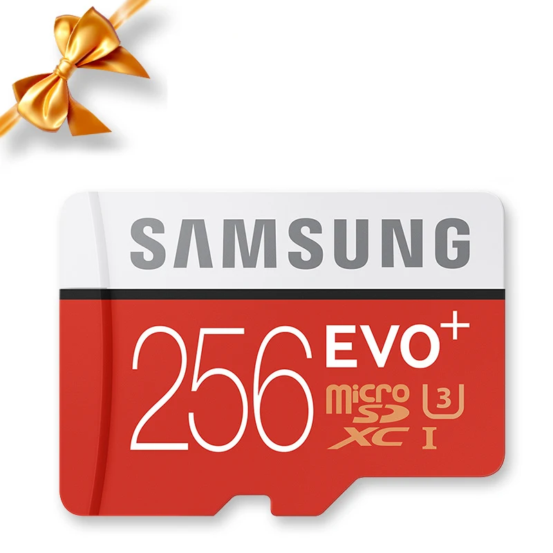 256GB SAMSUNG подлинная карта памяти EVO Plus Microsd флешка 256Г 128ГБ 64ГБ 32ГБ 16ГБ 8ГБ 100МБ/с Флэшка Class10 флеш TF SD карты флешки Самсунг Микро сд - Емкость: 256GB