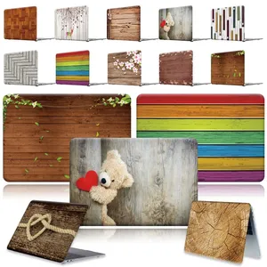 Деревянный чехол для ноутбука с защитой от царапин, Жесткий Чехол для Apple MacBook 13,3 A1369 A1466 Pro 16 A2141 Air A2179 A193211 12 13 15 16