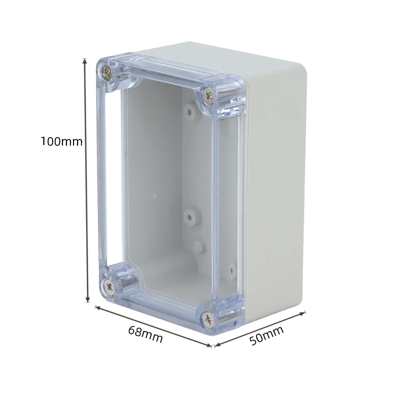 Пластиковая распределительная коробка водонепроницаемая 100*68*50 мм IP65 наружное