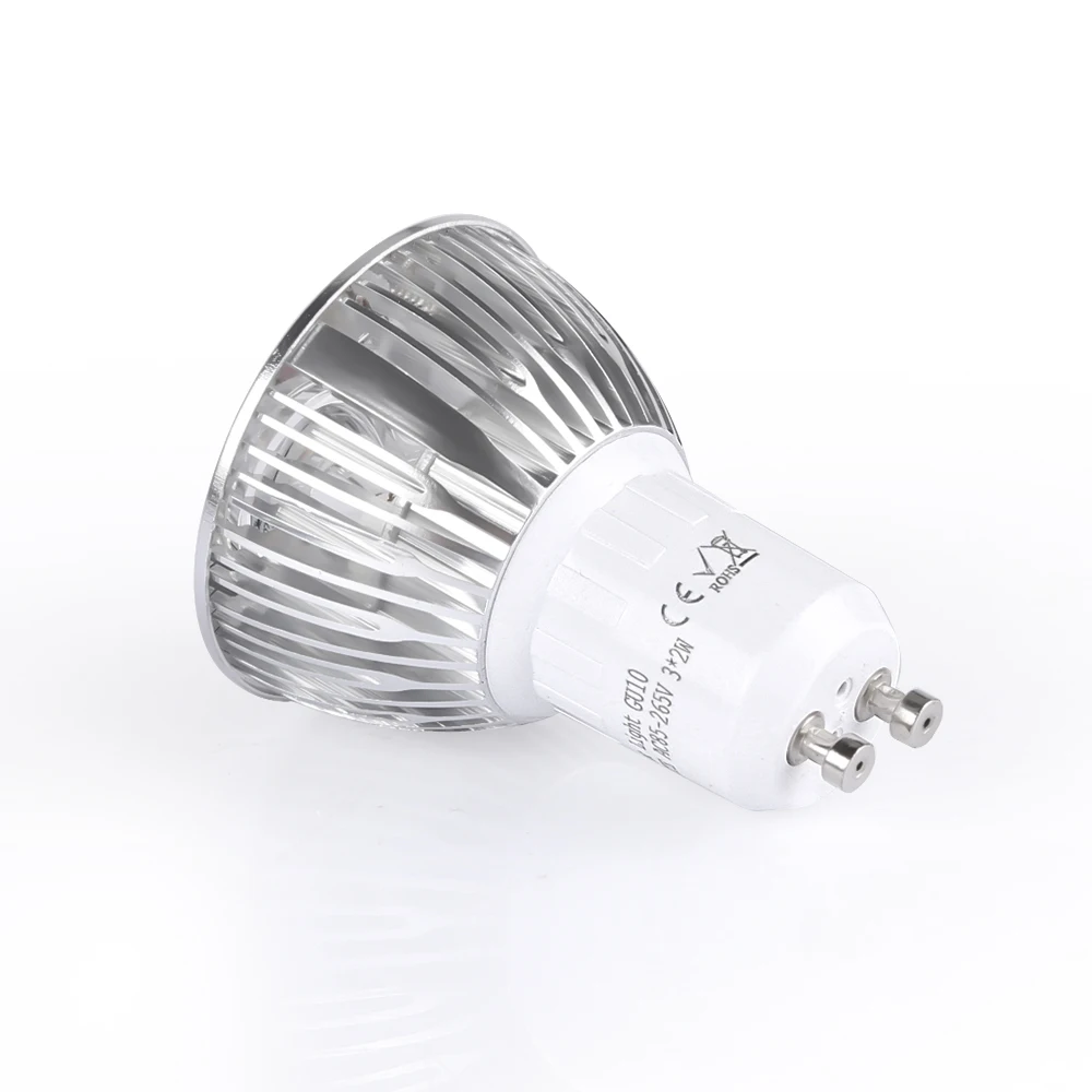5 шт. теплый белый Светодиодный точечный свет GU10 3 Вт не затемняемый лампада пульт