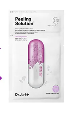 peeling 10 цветов Dr. Jart+ Dermask водная струя Успокаивающая Гидра раствор маска для лица с гиалуроновой кислотой увлажняющая Корейская маска от акне - Цвет: peeling