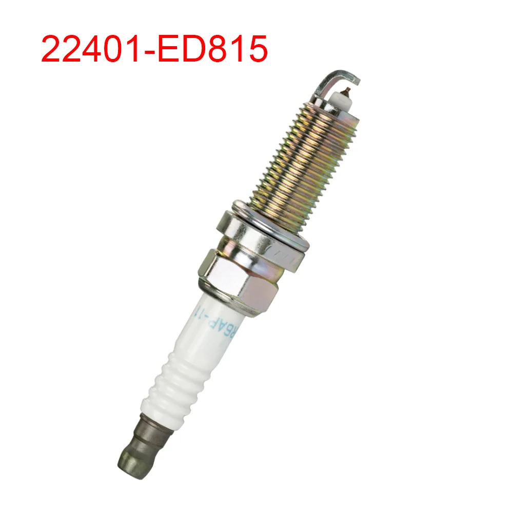 

New Iridium Spark Plug for Nissan Micra March Note Tiida X-Trail Cube Auto Part Replacement 22401-ED815 LZKAR6AP-11