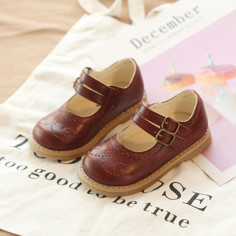 

Children's Leather Shoes Candy Color Baby Girl Shoes Soft Bottom Spring Summer Smooth Kids Princess Party Shoes 1-6 Year Old
