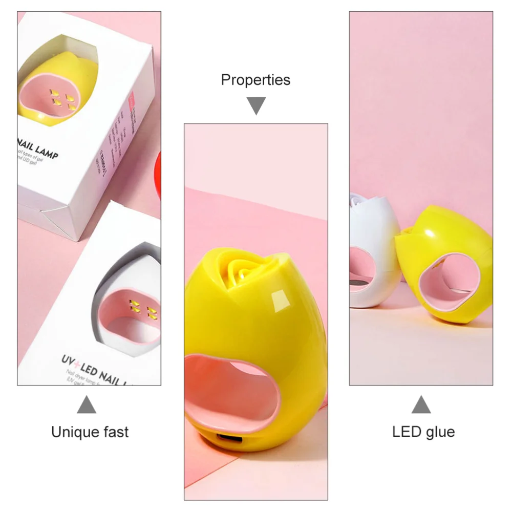 

1Pc Mini Cartoon Nail Lamp LED Quick-drying Nail Lamp Lovely LED Nail Lamp