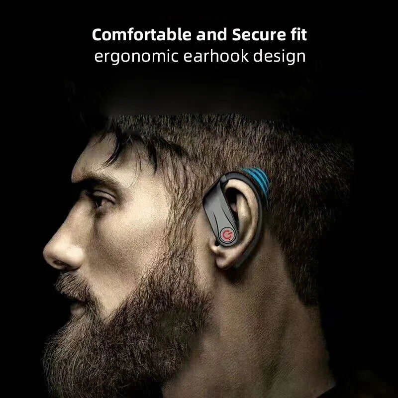 Arikasen настоящие беспроводные наушники bluetooth 5,0 наушники TWS спортивные наушники 3D стерео звук с микрофоном и чехол для зарядки