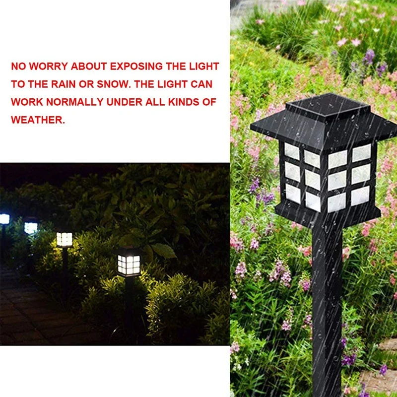 

6Pcs Outdoor Figurine Lights Solar Pathway Lights Waterproof Led Solar Garden Lights Landscape Lights for Garden Pathway