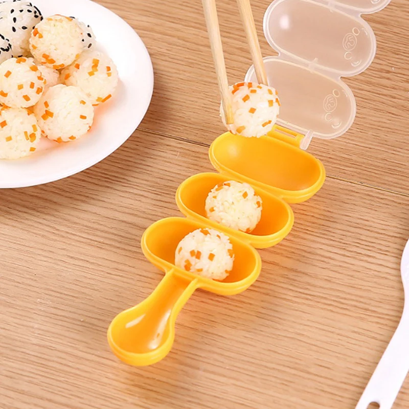 

Kids Mini Rice Ball Mold Shakers DIY Food Sushi Maker Mould Cute Toy Kitchen Stuff New