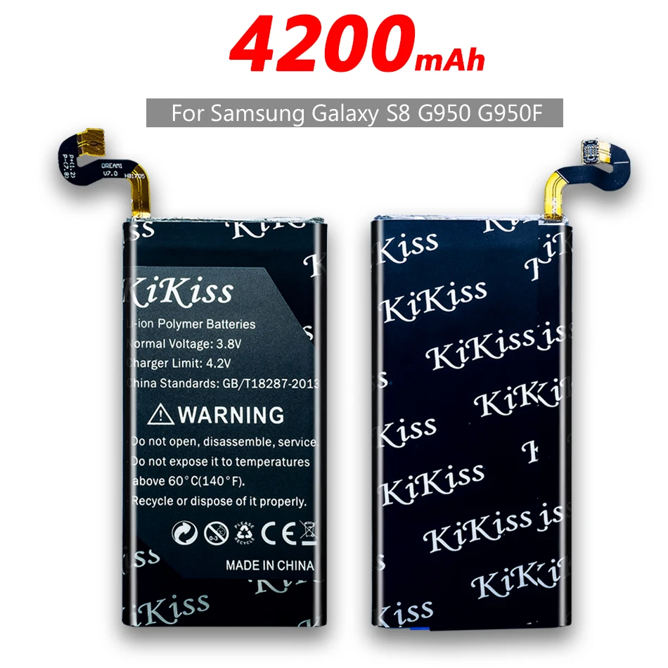 Бесплатный инструмент KiKiss батарея для samsung Galaxy S8/S8 Plus S8+ батарея мобильного телефона EB-BG950ABE/EB-BG955ABE SM G950 G955 батарея