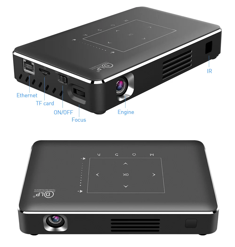 

Hot Selling 4K UHD Laser DLP Home Theater Mini Projector
