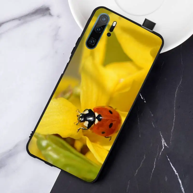 

ladybug cute animal Four leaf clover Phone Case For Huawei honor Mate P 10 20 30 40 Pro 10i 9 10 20 8 x Lite