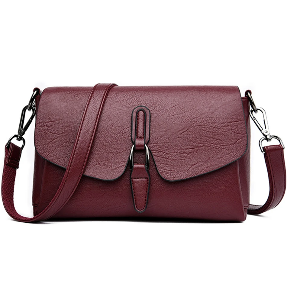 Women Bags Designer Sheepskin Leather Shoulder Messenger Bag